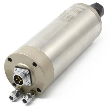 Motore mandrino raffreddato ad acqua da 2,2 kW ER20 8A 80x213 mm con eccentricità di 0,01 mm for fresatrice CNC per incisione