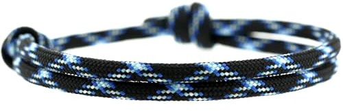 KOMIMAR Surfer Armband NORTHERN LIGHTS - Schmuck - Fußband - cool lässiger Surf Style - Freundschaftsarmband - Snowboarder - Wichteln - Geschenkidee - Unisex Armband - Surferschmuck