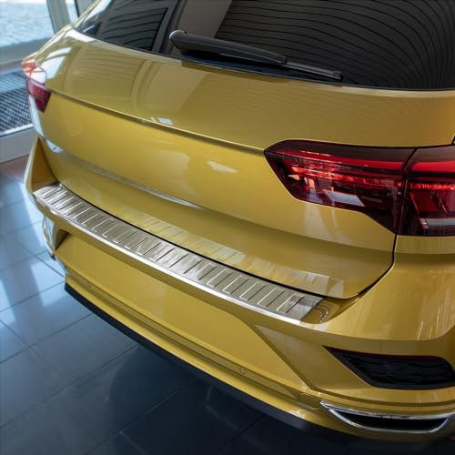 tuning-art L343 Ladekantenschutz passend für VW T-ROC A1 2017- Edelstahl, Farbe:Silber