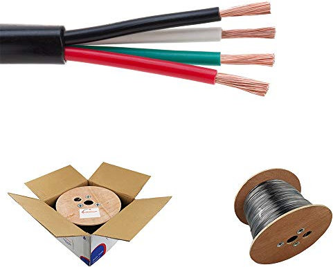 Satmaximum Cavo audio professionale per altoparlanti con protezione UV esterna (150 m, 16/4)
