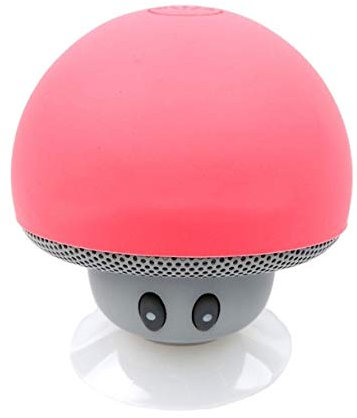 Altoparlante a Fungo Bluetooth per XIAOMI Mi 9 SE Smartphone Ventosa Altoparlante Micro Mini (Rosa)