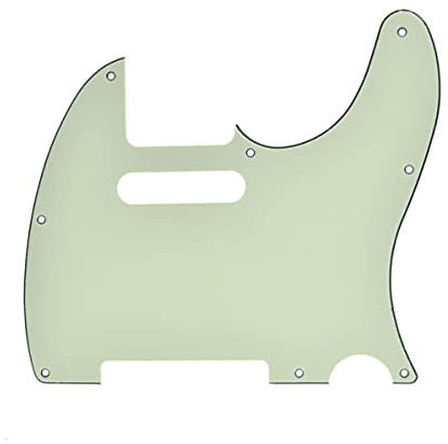 Dopro Schlagbrett für Telecaster, 8 Löcher, passend für USA/Mexikanische Fender Telecaster, Mintgrün