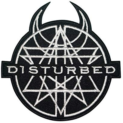 Disturbed Punk-Film-Flicken zum Aufbügeln oder Aufnähen, Stickerei, Cartoon-Aufnäher
