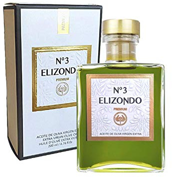Elizondo Nº3 - Aceite de Oliva Virgen Extra Picual - Botella 200ml con Estuche