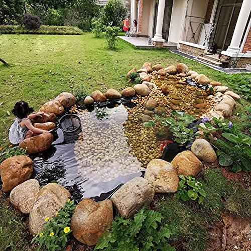 QQXY Forros de Estanque,Revestimiento de Rstanque de Peces Película Impermeable Duradera Plegable Reemplazo Revestimientos Forros para Peces,Estanque Prefabricado,Fuentes,Cascadas Jardines Acuáticos