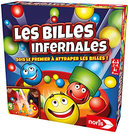 Simba - Les Billes Infernales - Jeu de Société - 2 à 4 Joueurs - 3 Niveaux de Difficultés - Dès 4 Ans - Version Française - 606064480002