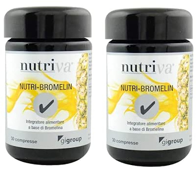NUTRI BROMELIN 30CPR (2 Confezioni da 30 Compresse)