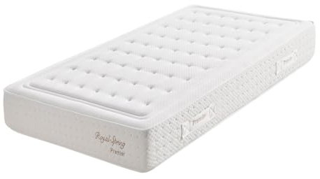 Moonia - Säckade fjädermadrasser 80 x 190 cm | Premium madrass med hög hållbarhet, anti-kvalster, maximal komfort | Royal Spring Premier-modell