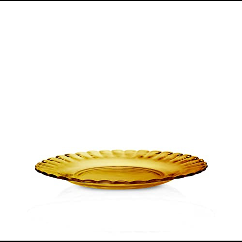 Assiette à dessert Duralex Picardie Verre Ambre (ø 20,5 cm)