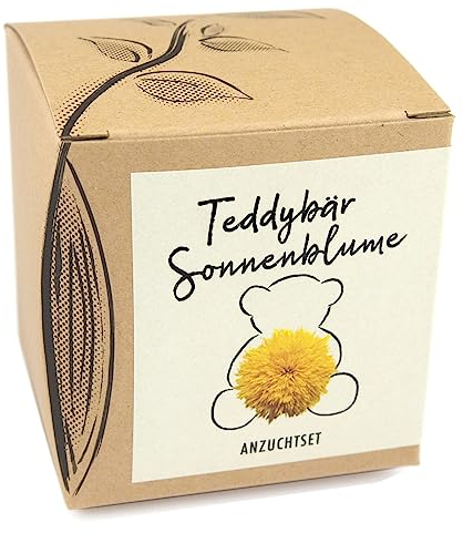 NATURKRAFTWERK - Set regalo per bambini e adulti, per ogni occasione, motivo: fiori solari, con almeno 15 semi