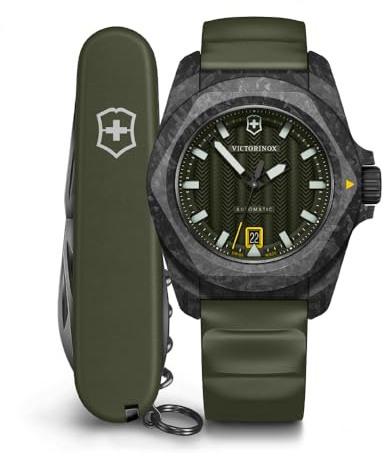Victorinox Unisex Analog Schweizer Automatikwerk Uhr mit Gummi Armband 242021.1