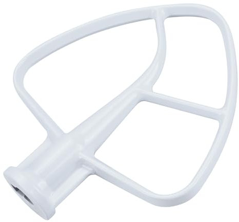 Sbattitore Piatto K45B in Alluminio per KitchenAid 4,5–5 Quart di MMOBIEL – Compatibile con Serie Artisan & Classic – Frusta Piatta per Impasti e Pasticceria – Solo Lavaggio a Mano
