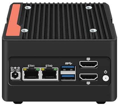 N355 Mini PC 4-Bay NAS Server Pocket Host X86 P6 Lake-N355(Upgraded intelN305) 4M.2 NVMe Expansion Slots, DDR5 4800MHz, Dual 2.5G Network Cards (NO RAM NO SSD)