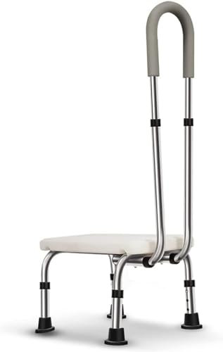 JXYQ Safety pedals with handrails, height adjustable bathtub steps, non slip medical footstools, shower steps, mobility aids for the elderly and disabled