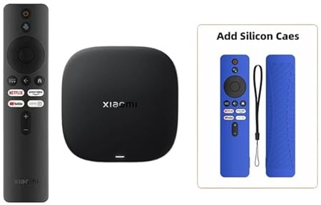 TV Box S 3a Generazione 4K Ultra HD Bluetooth 5.2 Wifi6 32 GB, Compatibile Con Xiaomi, ROM Assistant Smart Media Player(Add Black Cover)