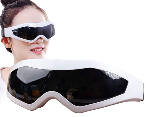 Masseur oculaire rechargeable, lunettes de massage – Masseurs rechargeables avec vibrations | Appareil portable pour les soins relaxants et améliorer la vision