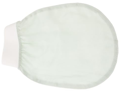 Mipcase Exfoliating Mitt aus Künstlicher Seide Peelinghandschuh für Sanfte Hautmassage und Effektive Hautreinigung Weich Geschmeidig Modernes Grün für Dusche und Badpflege