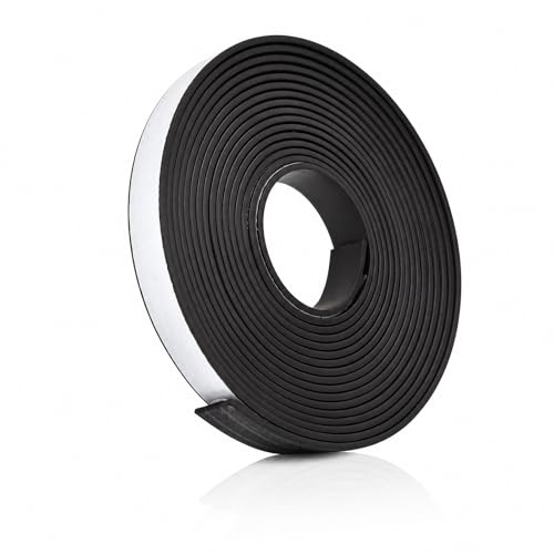 Cinta Magnética Autoadhesiva, Rollo Flexible para Organización 3Mx15MM