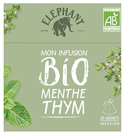 Elephant Bio Infusion Menthe Thym, 26g