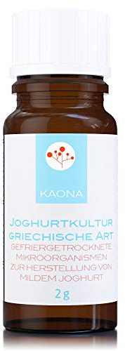 Yoghurtferment grekisk art – frystorkade startkulturer 2 g från Kaona