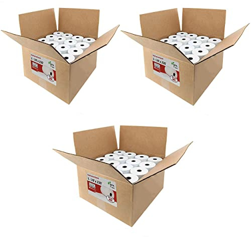 (96 Rolls) 3 1/8 x 230 Thermal Paper Receipt Rolls (Pack of 32 x 3) fits all Clover POS Cash Register Printers, Star Micronics SCP700 TSP100 TSP300 from BuyRegisterRolls
