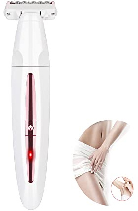 ZYUJIA 18K Gold-Plated Blade Electric Lady Shaver Wet & Dry Use Women's Shaver Bikini Trimmer Body Hair Removal,Painless Electric Razor for Women Face, Arms, Legs Armpits Intimate Area