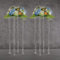 YALLOVE Set of 2, 60CM Tall Acrylic Flower Stand Clear Pedestal for Wedding Event Party Props, Clear vases, Home Decor