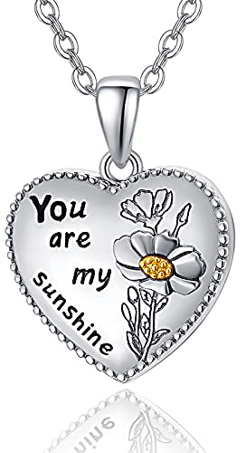 TANGPOET medaljong halsband som håller bild 925 sterling silver foto bild hänge minnesgåvor för män kvinnor mamma dotter familj, 19mm, Sterlingsilver