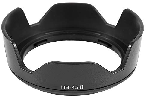 Jrpzcv Lens Hood Camera HB-45 II Bayonet Lens Hood for AF-S DX NIKKOR 18-55mm F / 3.5-5.6G VR Black