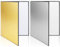 Reflector de Luz Portátil A4,Reflector de Fotografía,Tablero Difusor de Luz Plegable de Cartón Tablero Reflector Plegable Portátil para Fotografía de Productos,Grabación de Video e Iluminación