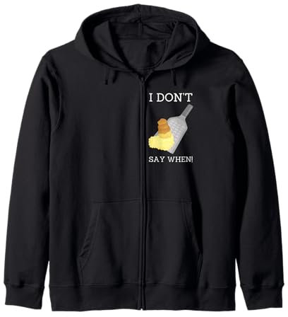 I Don't Say When! Fromage râpé au parmesan et au cheddar amusant Sweat à Capuche