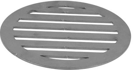 Yardwe Charcoal Plate for Grill and Round Iron Fire Grate Replacement for Bbq Charcoal Grill 155mm Thick 3mm Fire Grate Accessory for Outdoor Barbecue Cooking