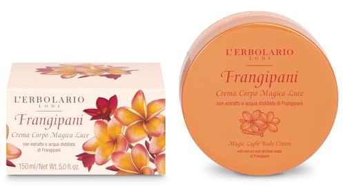 L'Erbolario Frangipani - Corpo Magica Luce, Profumata E Idratante, Crema, 150 Ml