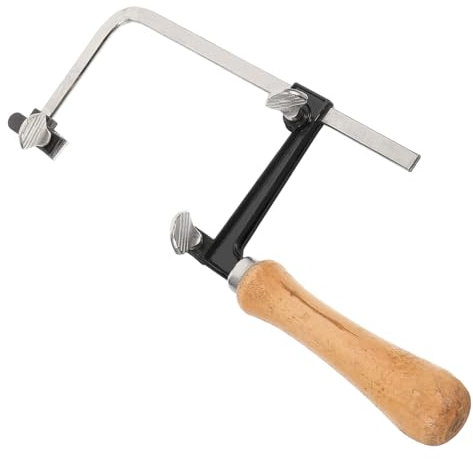 Holibanna Verstellbarer Holzgriff Sägebogen U-förmige Schmuckbogensäge Für Präzises Schneiden Holzverarbeitung Leichtes Stabiles Handwerkzeug Für Juwelier Diy-anwendungen