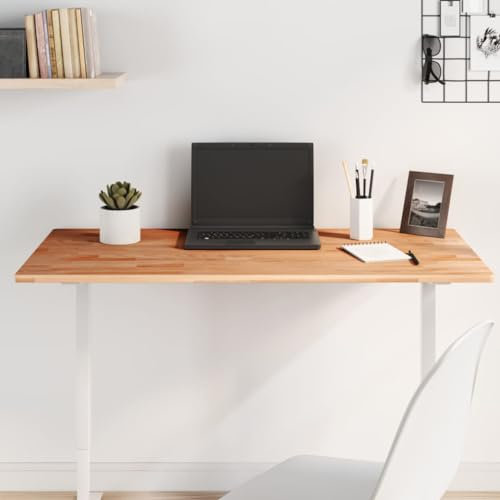 Snsowed Tablero Rectangular de Madera Maciza de Haya 100x50x1,5 cm, Tablero de Mesa, Tableros para Escritorios, Tableros para Mesas De Comedor, Encimera Cocina - SPU:3188890