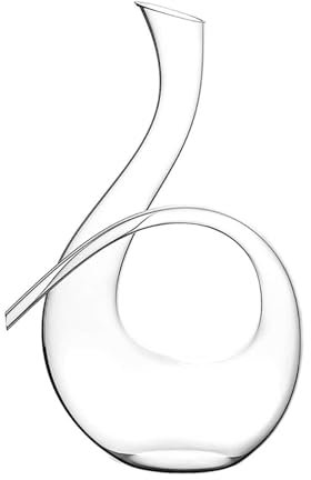 900 ml di Decanter di Vino Rosso con Cristallo di Piombo, caraffa vincili con Un Design contorto Unico, Accessorio aeratore per Gli Amanti del Vino
