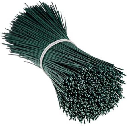 TOYANDONA 1000piezas Alambre de Atar para Jardinería Bridas Trenzadas Reutilizables para Cables y Plantas Envolturas de Cable de Flexible Galvanizadas