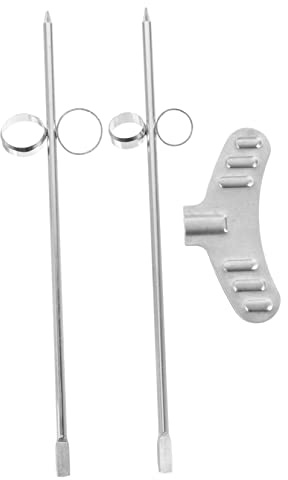 BESTYASH Edelstahl Gemüsespiralschneider Küchengerät mit Scharfen Klingen für Gemüse und Zutaten Multifunktionaler Spiralschneider für Küche in Silber