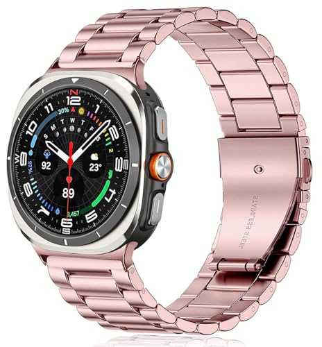 Issinlky metallarmband för Galaxy Watch Ultra 47mm (2025/2024), rostfritt stålarmband för Galaxy Watch Ultra 47mm smartklocka