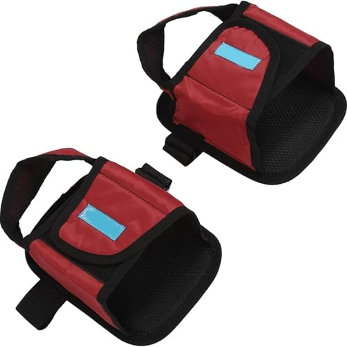 Soportes para Zapatos de Silla de Ruedas Correas Correa de Protección Fija Cubierta de Reposapiés para Pedales de Sujeción de Pies para Sillas de Ruedas Fácil de Usar