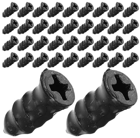 COOPHYA Kit de Réparation de Pneus Moto 50 Pièces Vis de Réparation en Plastique pour Crevaison Clous Rapides Petit Format Outil Étanche pour Pneus Tubeless et Solide