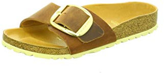 Birkenstock Damen Slides, Brown, 39 EU Schmal