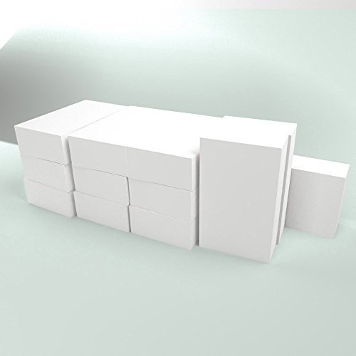 Orlandi - 12 spugne Magic Sponge la Spugna Magica in Resina Melaminica 11x5,4x2,8 cm