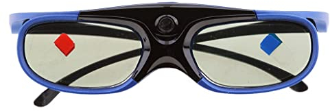 Lunettes 3D U/D, type obturateur actif pour projecteur Acer/BenQ/Optoma DLP-Link, haute compatibilité, rechargeable, angle de vision de 178°, fonctionnement de 50 heures