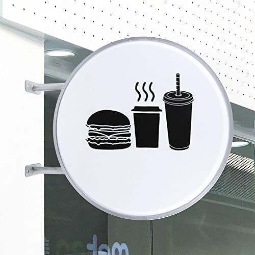 SanBouSi ø60 cm Light Box Doppelseitige Runde Vorspringende LED Wasserdichte Lichtbox Ladenschild Leuchtkasten Leuchtreklame Lightbox LED Sign Licht