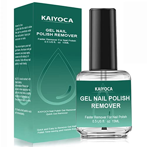 Solvente per Smalto 15ml, Remover Semipermanente Unghie, Professionale Gel Remover per Smalto, Rimuove Facilmente e Rapidamente lo Smalto in 3-5 Minuti