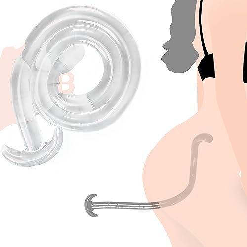 100cm Analplug Anal Dildo,Weichen Buttplug Dildo,Flexibler Lange Anal Plug,Riesen Dildo,xxl Dildo, Analkette Butt plug Anal Spreizer,Penis Masturbatoren,Sex Spielzeug für die Männer Frau (Transparent)