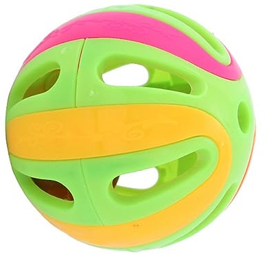 Fulenyi Katzenglocken-Ball, Spielzeug für Katzen und Kätzchen, große Hohle Katzen-Rasselball, interaktives Kätzchen-Jagdspielzeug, kleine Jingle-Bälle für Kätzchen, Katzen, Haustiere