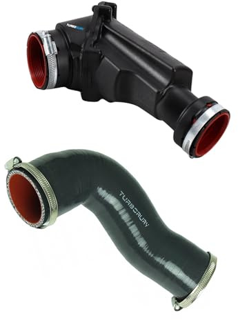 TURBORURY Reemplazo de Resonador de Goma - Compatible con Volvo S60 I, Compatible con Volvo S80 II y Compatible con Volvo XC70 Cross Country I - Número OE 30740895, 30740896, 30794890