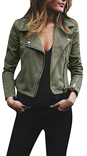 SCBFDI Vestes Légères Womens Oversized Veste en Cuir Manteau Moto Biker | Printemps Randonnée Motocycle Veste Mode d'Automne Tenues d'Hiver Manteaux Femme Grandes Tailles